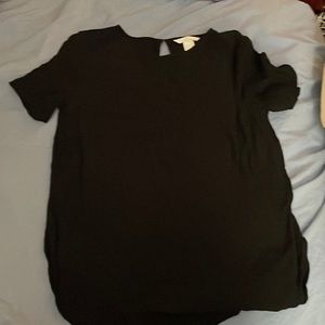H&M black top, size 6 and fits a small/medium.